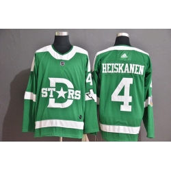 Stars 4 Miro Heiskanen Green 2020 Winter Classic Adidas Jersey