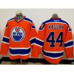 Oilers #44 Zack Kassian Orange Alternate Stitched NHL Jersey