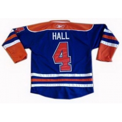 Youth kids Edmonton Oilers #4 Taylor Hall LT Blue Jerseys