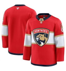 Men Florida Panthers Blank Red 2024 25 Home Stitched Hockey Jersey