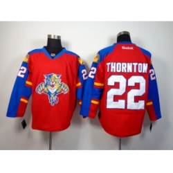 NHL Florida Panthers #22 Shawn Thornton Red Home Stitched Jerseys