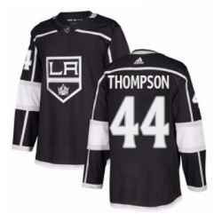 Youth Adidas Los Angeles Kings 44 Nate Thompson Authentic Black Home NHL Jersey 