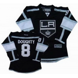 Youth Los Angeles kings #8 Drew Doughty black Jerseys