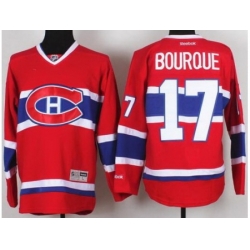 Montreal Canadiens 17 Rene Bourque Red NHL Hockey Jerseys