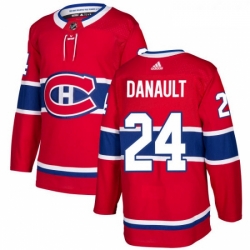 Youth Adidas Montreal Canadiens 24 Phillip Danault Premier Red Home NHL Jersey 