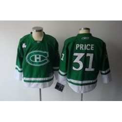 Youth KIDS Montreal Canadiens #31 Price CH green Jersey