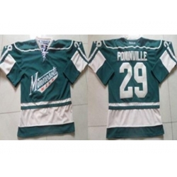 Minnesota Wild #29 Jason Pominville Green Stitched NHL Jersey