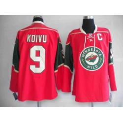 Minnesota Wild 9# KOIVU red