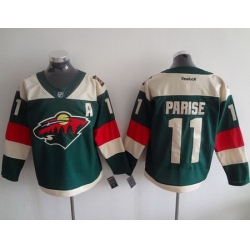 Wild #11 Zach Parise Green 2016 Stadium Series Stitched NHL Jersey