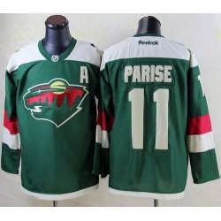 Wild #11 Zach Parise Green 2016 Stadium Series Stitched NHL Jersey