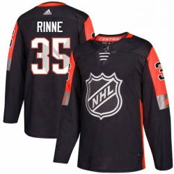 Mens Adidas Nashville Predators 35 Pekka Rinne Authentic Black 2018 All Star Central Division NHL Jersey 