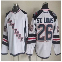 New York Rangers #26 Martin St.Louis White 2014 Stadium Series Stitched NHL Jersey