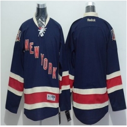 New York Rangers Blank Navy Blue Stitched NHL Jersey