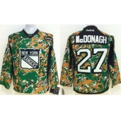 Kids New York Rangers #27 Mcdonagh Camo NHL Jerseys