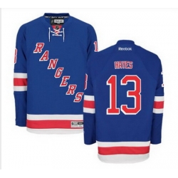 New York Rangers #13 Kevin Hayes Blue Home Stitched Youth NHL Jersey