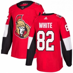 Mens Adidas Ottawa Senators 82 Colin White Premier Red Home NHL Jersey 