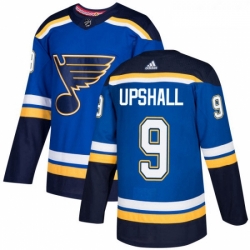 Youth Adidas St Louis Blues 9 Scottie Upshall Authentic Royal Blue Home NHL Jersey 