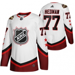 Men Tampa Bay Lightning 77 Victor Hedman 2022 All Star White Stitched Jers