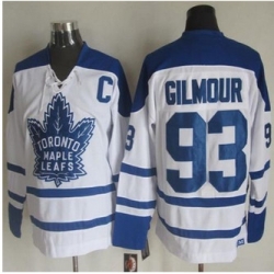 Toronto Maple Leafs #93 Doug Gilmour White CCM Throwback Winter Classic Stitched NHL Jersey