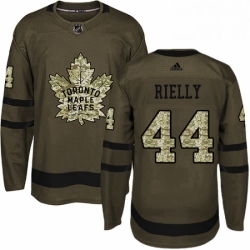 Youth Adidas Toronto Maple Leafs 44 Morgan Rielly Authentic Green Salute to Service NHL Jersey 