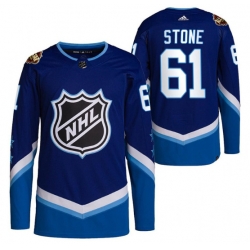 Men Vegas Golden Knights 61 Mark Stone 2022 All Star Blue Stitched Jersey