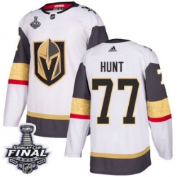 womens brad hunt vegas golden knights jersey white adidas 77 nhl away 2018 stanley cup final authentic