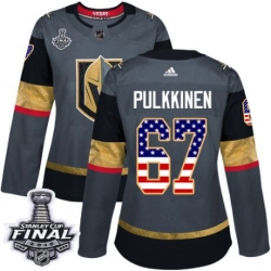 womens teemu pulkkinen vegas golden knights jersey gray adidas 67 nhl 2018 stanley cup final authentic usa flag fashion