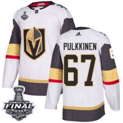 womens teemu pulkkinen vegas golden knights jersey white adidas 67 nhl away 2018 stanley cup final authentic