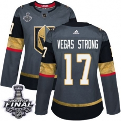 womens vegas strong vegas golden knights jersey gray adidas 17 nhl home 2018 stanley cup final authentic