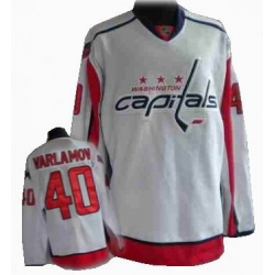 Washington Capitals #40 VARLAMOV white