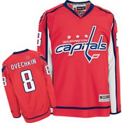 YOUTH RBK hockey jerseys,Washington Capitals 8# A.Ovechkin Home RED