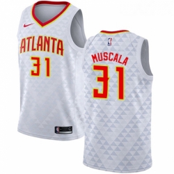 Womens Nike Atlanta Hawks 31 Mike Muscala Swingman White NBA Jersey Association Edition 