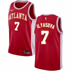 Youth Nike Atlanta Hawks 7 Ersan Ilyasova Authentic Red NBA Jersey Statement Edition 