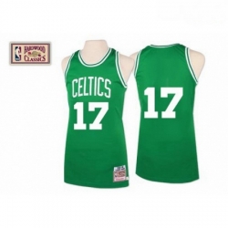 Mens Mitchell and Ness Boston Celtics 17 John Havlicek Swingman Green Throwback NBA Jersey