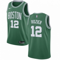 Mens Nike Boston Celtics 12 Terry Rozier Swingman GreenWhite No Road NBA Jersey Icon Edition 