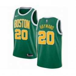 Mens Nike Boston Celtics 20 Gordon Hayward Green Swingman Jersey Earned Edition 