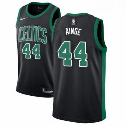 Youth Adidas Boston Celtics 44 Danny Ainge Swingman Black NBA Jersey Statement Edition