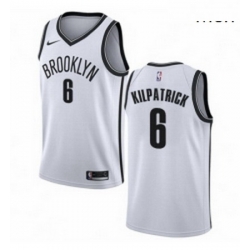 Mens Nike Brooklyn Nets 6 Sean Kilpatrick Swingman White NBA Jersey Association Edition