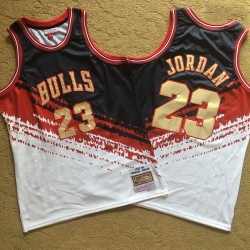 Bulls 23 Michael Jordan Multi Color 1997 98 Hardwood Classics Independent Swingman Jersey