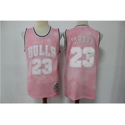 Bulls 23 Michael Jordan Pink 1997 98 Hardwood Classics Jersey