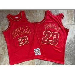 Bulls 23 Michael Jordan Red 1996 97 Hardwood Classics Jersey