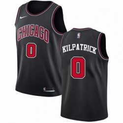 Mens Nike Chicago Bulls 0 Sean Kilpatrick Authentic Black NBA Jersey Statement Edition 