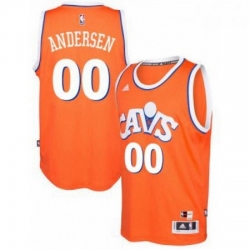 adidas Cleveland Cavaliers 00 Chris Andersen Orange Hardwood Classics Swingman Jersey 