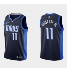 Men Dallas Mavericks 11 Tim Hardaway Jr  Navy Stitched Basketball Jersey