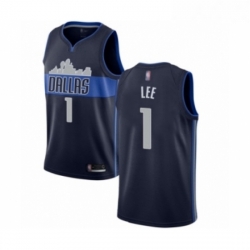 Youth Dallas Mavericks 1 Courtney Lee Swingman Navy Blue Basketball Jersey Statement Edition 