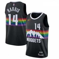 Nuggets 14 Gary Harris Black Basketball Swingman City Edition 2019 20 Jersey