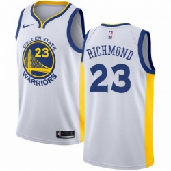 Mens Nike Golden State Warriors 23 Mitch Richmond Swingman White Home NBA Jersey Association Edition