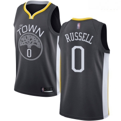 Warriors #0 D 27Angelo Russell Black Basketball Swingman Statement Edition Jersey