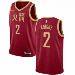 Womens Nike Houston Rockets 2 Brandon Knight Swingman Red NBA Jersey 2018 19 City Edition 