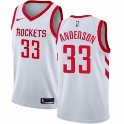 Womens Nike Houston Rockets 33 Ryan Anderson Swingman White Home NBA Jersey Association Edition